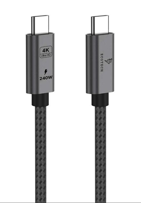 Kabel USB 3.2 USB-C na USB-C 1m 4K 30Hz PD 240W 20Gbps – wysoka jakość