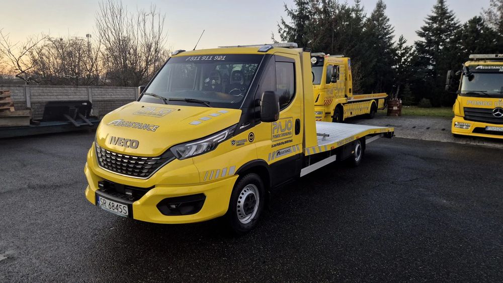 Iveco 35S16  Automat 8b Hi-Matic POMOC DROGOWA juzjade autolaweta rej 06.2020 FV23%