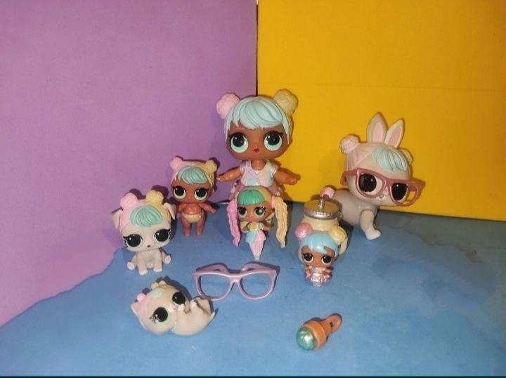 Не играные! Оригинал! Семья Лол Бон Бон и мини Лол Китти Lol.