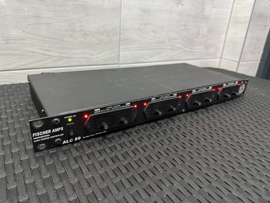 Fischer Amps ALC 89/300mA rack Charger profesjonalna ładowarka aku 9v