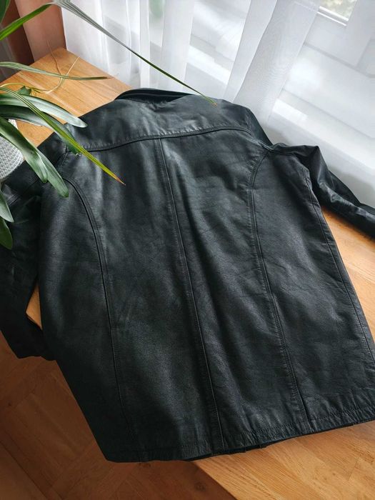 Commander kurtka wiosenna skórzana 100% Buffalo Leather Skóra bawola