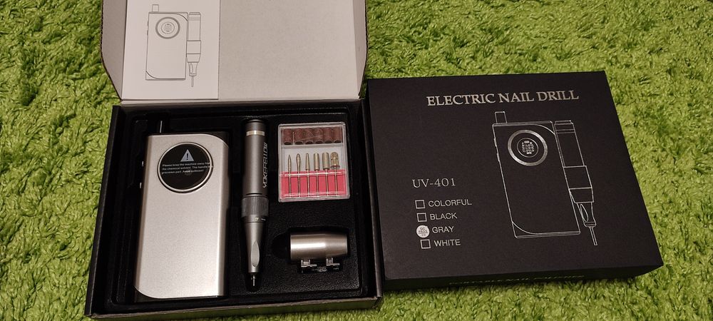 Фрезер на аккумуляторе  для маникюра мощный 45w