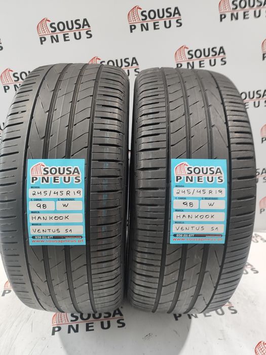 2 pneus semii novos 245-45R19 Pirelli - Oferta da Entrega
