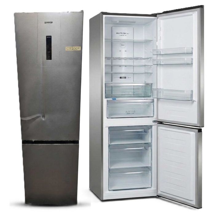 Lodówka Gorenje NRK6192AXL4 No Frost 300L 185cm OUTLET 20CH36/12