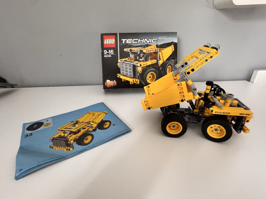 LEGO Technic 42035 Mining Truck | komplet, box+instr