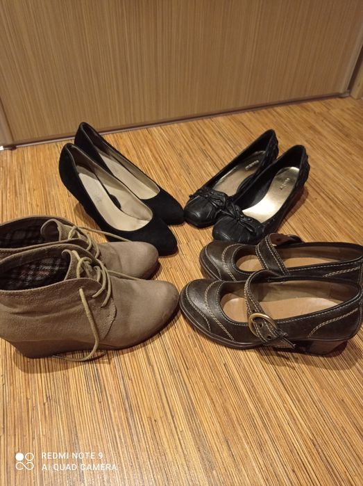Buty damskie 37  , PAKIET 4 PARY
