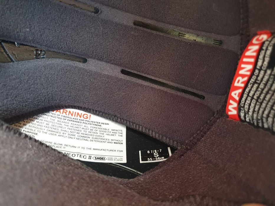 Shoei Neotec 2 rozm S szczękowy kask motocyklowy z blendą ,