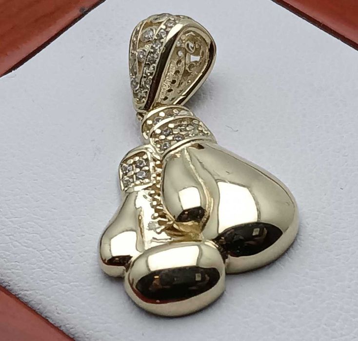 Złota Zawieszka Rękawica Rękawice Bokserskie 2,78G P585 14K