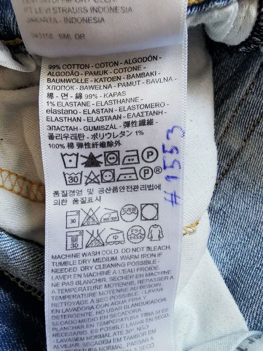 Levi's 510 W30 L32 spodnie jeansowe jeansy Levis