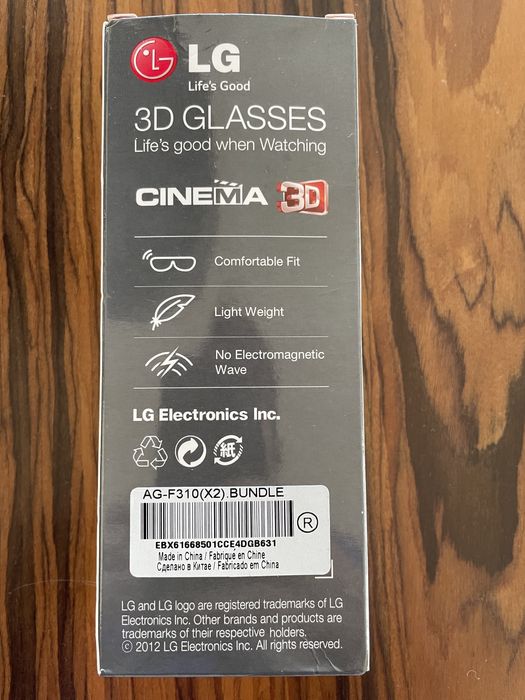 Óculos 3D - Marca LG64409491819009122