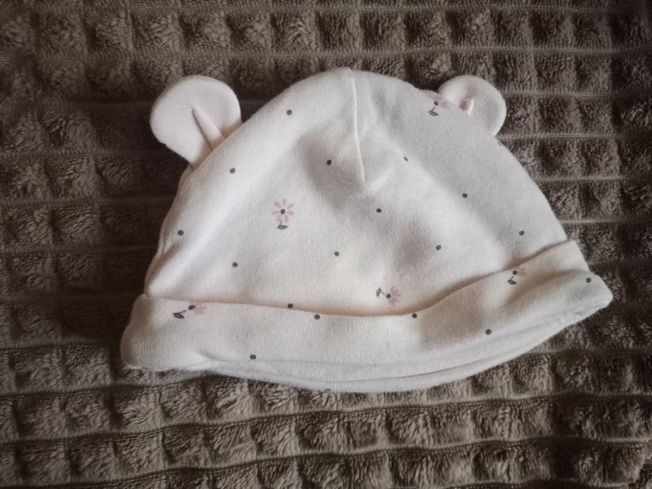 Шапочки та бодіки для новонародженої, шапочки в пологовий