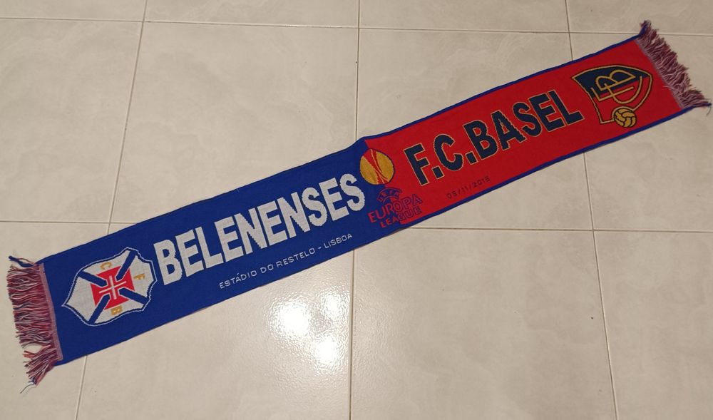 Cachecol histórico do Belenenses liga Europa