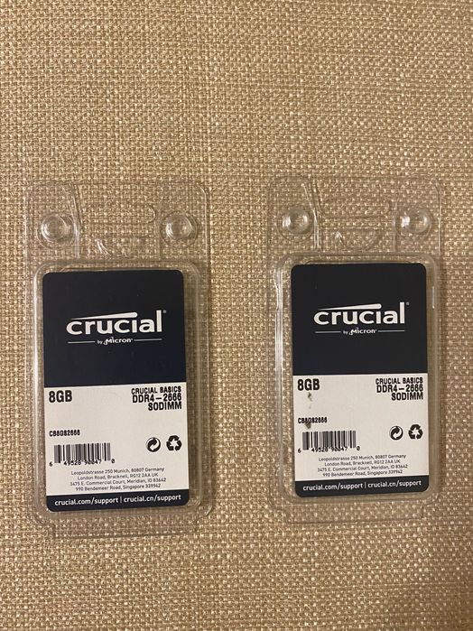 Оперативна пам"ять 8GB (4GBx2) Micron DDR4 2666 MHz від MacMini 2018