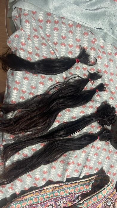 Extensão de Cabelo Brasileiro castanho escuro c/ queratina