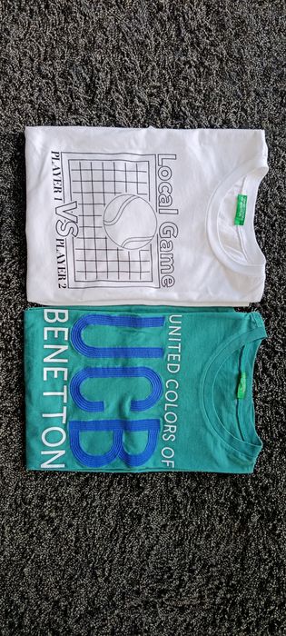 Lote 2 t-shirts tamanho 11-12 (160cm) da Benetton