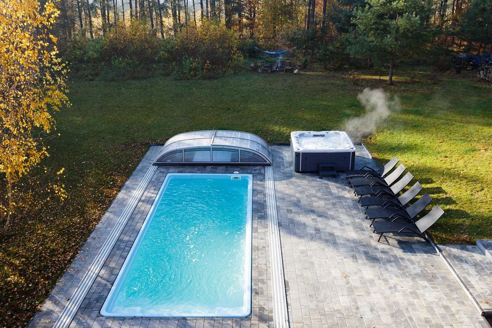 MAZURY | STODOŁA NOMADA dom całoroczny | BASEN 29-30°C | JACUZZI | SAUNA| 15–17 osób