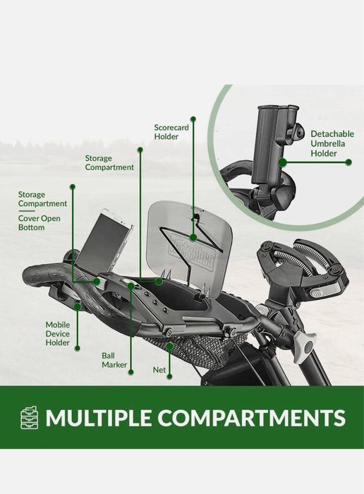 Візок для гольфу Caddytek CaddyLite EZ V8, 3-колісний, складаний