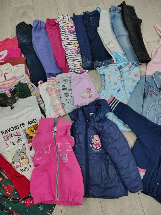 Paka ubranek 92-98 dziewczynka
