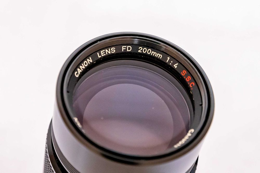Canon Lente FD 200mm 1:4 S.S.C. (FD mount)