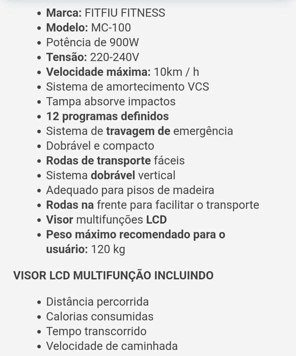 Passadeira como nova