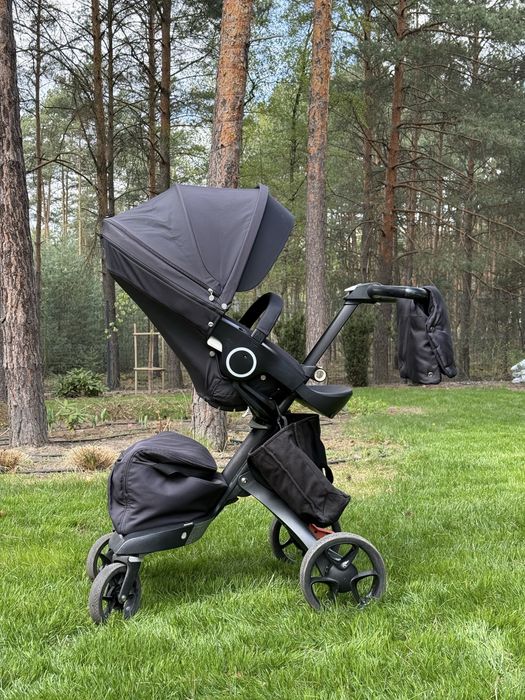 Wózek Stokke Xplory Black spacerówka gondola stan bdb