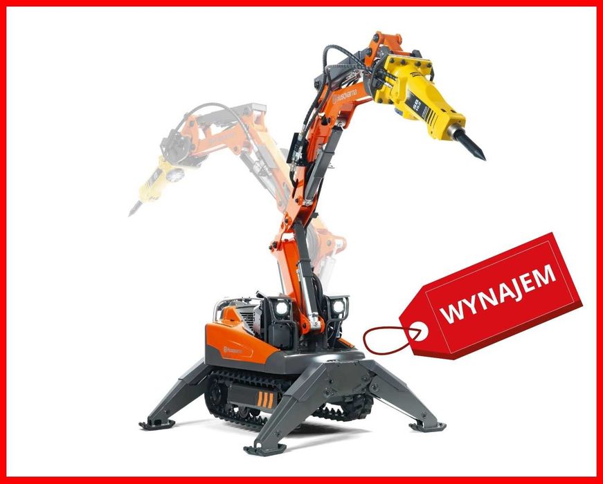 Bezspalinowy Robot Wyburzeniowy z Operatorem - Kucie Betonu, Ścian & Stropów WYNAJEM
