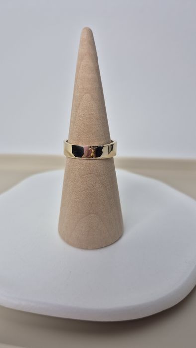 Nowy złoty pierścionek zaręczynowy z cyrkonią,cyrkoniami,obrączka p585