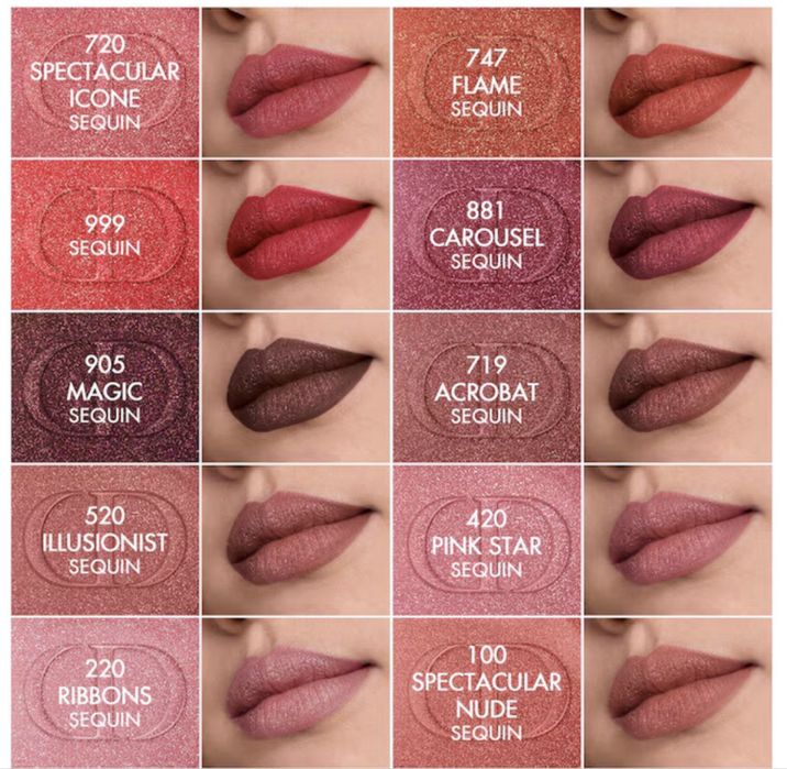 Помада для губ Dior Sequin Duo подвійна з блискітками