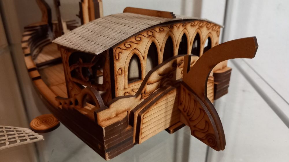 Barco élfico para Dungeons and Dragons / RPG (TTCombat]64739504796929123