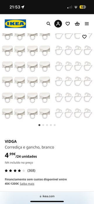 Ganchos para calha64584620464387120