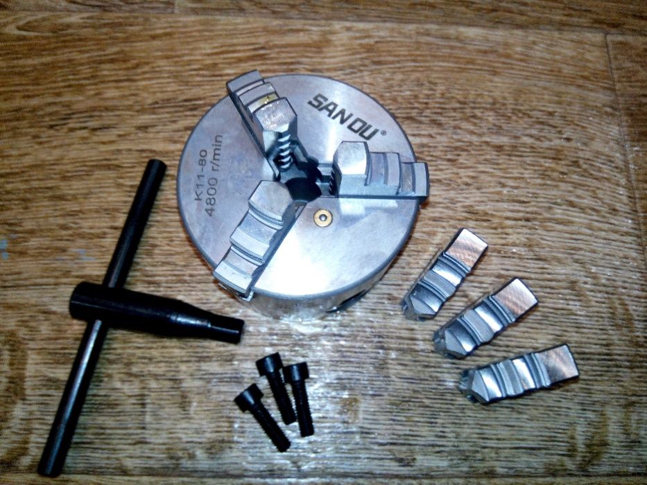 Патрон токарный 80- 100- 125- 160- 200- 250 мм