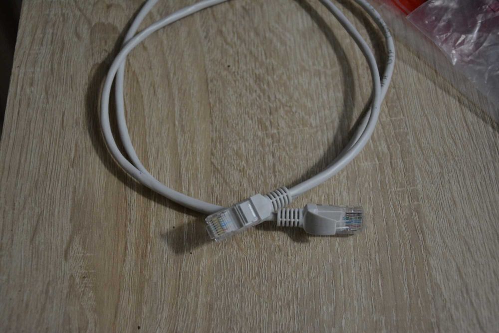 3x kabel internetowy CAT 5E długość: 1m,1m,2m