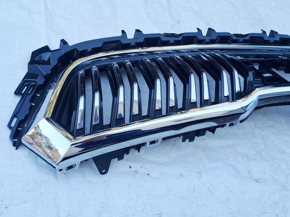atrapa grill gril chrom zderzaka przód skoda skoda kodiaq i 1 lift
