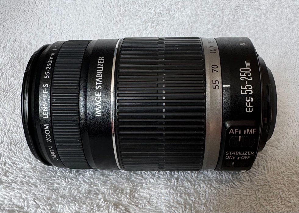Aparat Canon 600D + 18-135 + 55-250