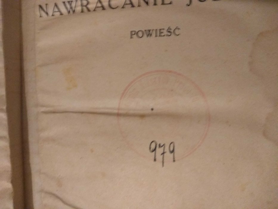 1916 Stefan ŻEROMSKI Walka z SZATANEM Nawracanie JUDASZA stara książka