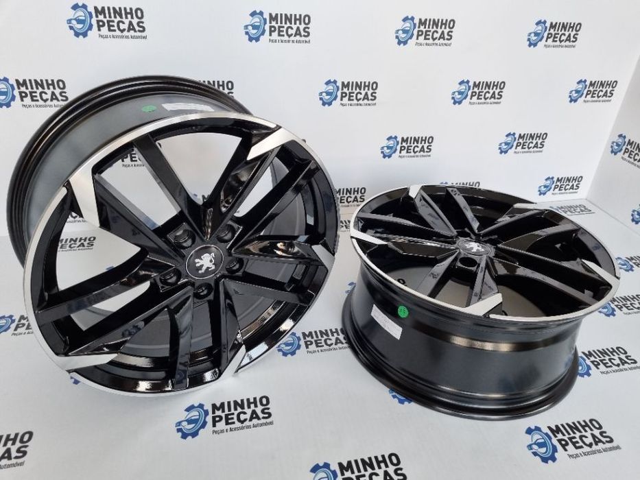 Jantes Peugeot 308 GTI em 17 Preto Brilho