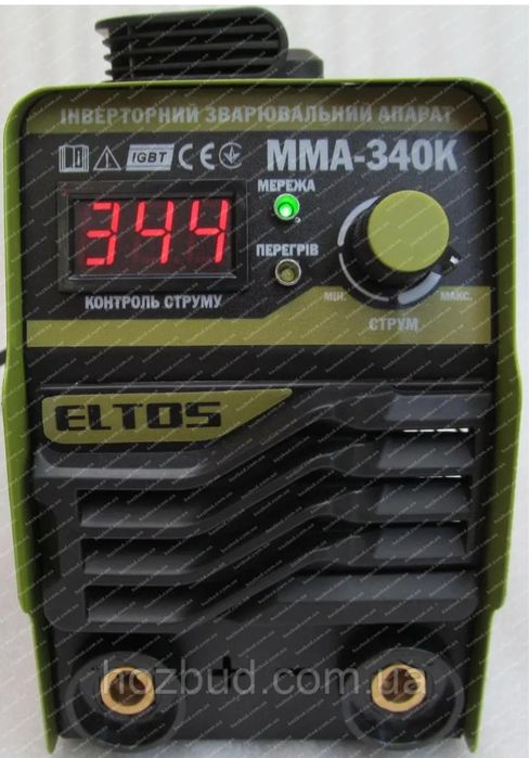 Сварочный аппарат Eltos ММА-340К (дисплей, 340 А)