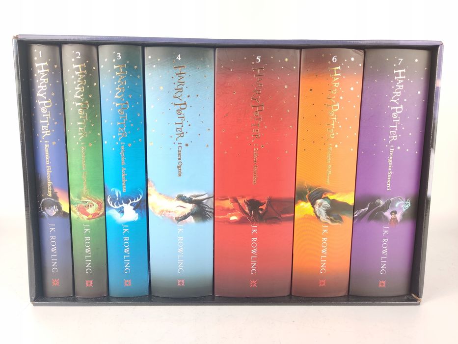 Książki Harry Potter Zestaw 1-7 Kolekcja Seria Twarda Oprawa Rowling