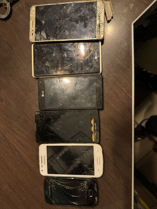 Telefony na sprzedaż: samsung, LG, huawei 11 szt za 100 zł