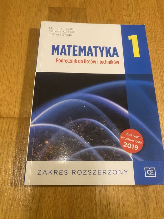 Podręcznik matematyka 1 zakres rozszerzony