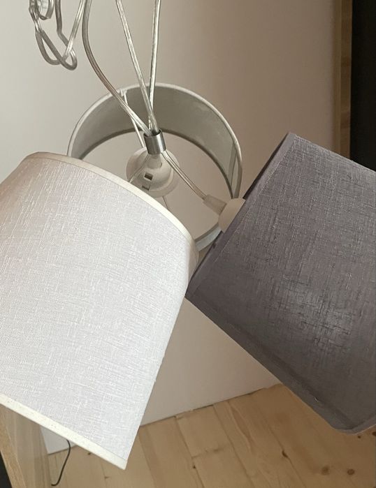 Żyrandol na żarówki z dużym gwintem