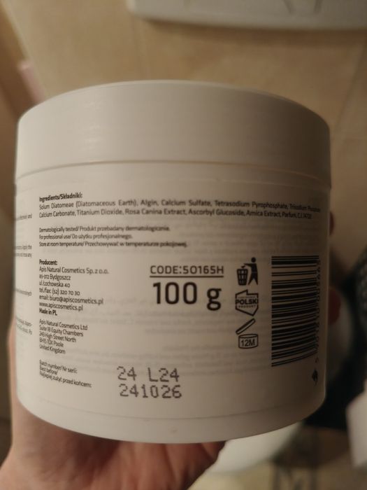 Maska do twarzy na naczynka Apis