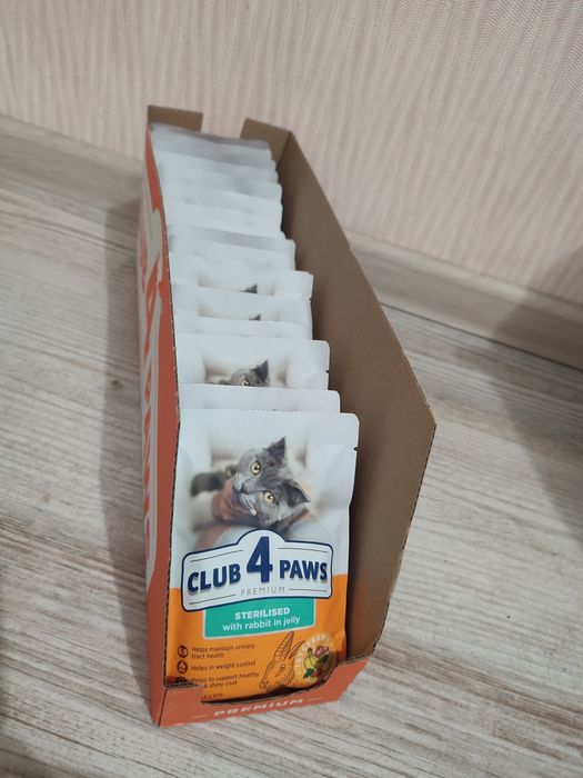 Корм клуб 4 лапи, club 4 paws