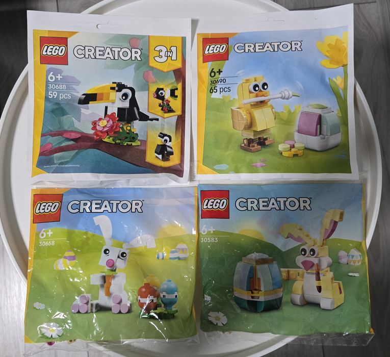 Nowe zestaw 9x LEGO Creator polybag