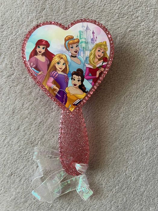 Disney Princess гребінець у формі серця принцесами Дісней, рожевий
