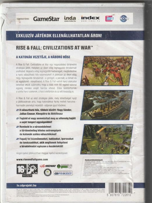 Rise &Fall wersja angielska/węgierska PC