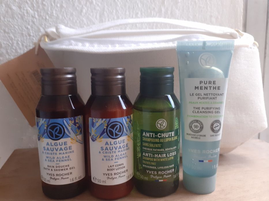 Conjuntos produtos viagem yves rocher