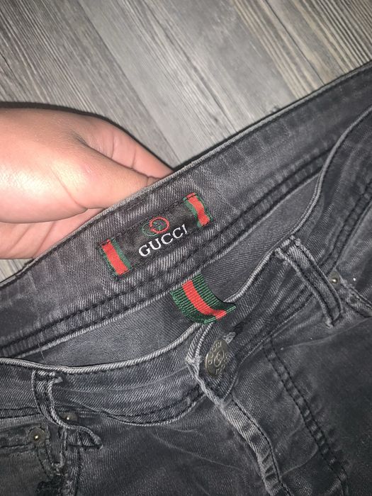 gucci slimfit custom джинсы слимы гуччи