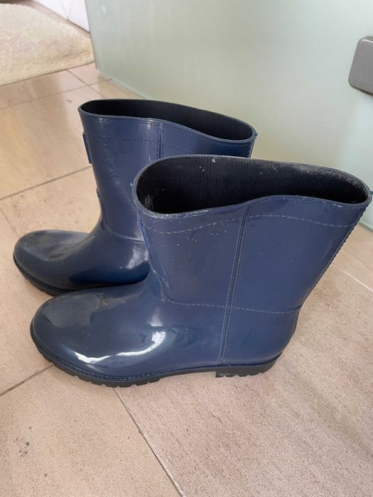 Galochas Azuis de Cano Médio N.º37