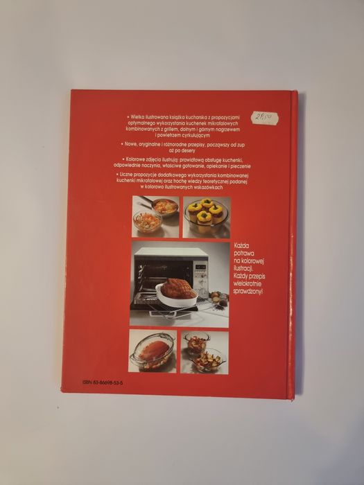 Kombinowana kuchenka mikrofalowa Książka z przepisami